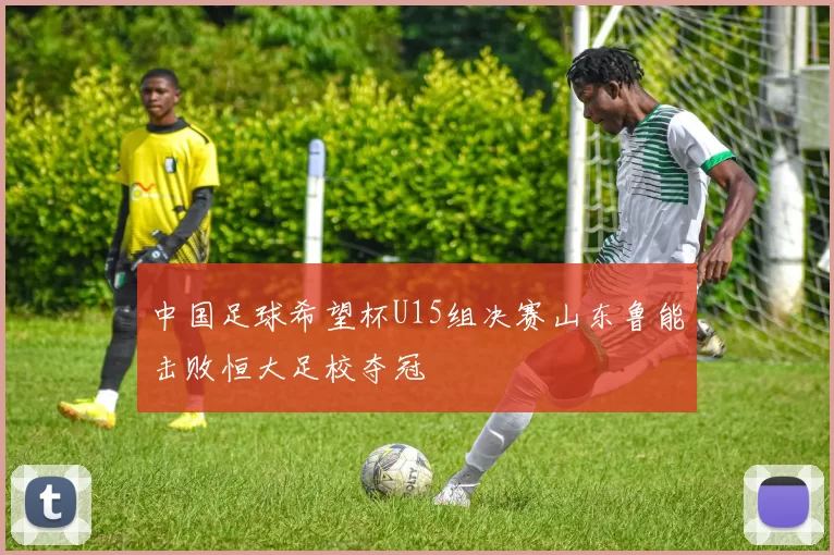 中国足球希望杯U15组决赛山东鲁能击败恒大足校夺冠