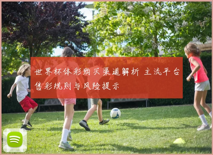世界杯体彩购买渠道解析 主流平台售彩规则与风险提示